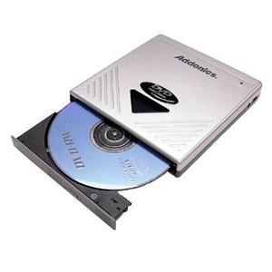 AEPMRW88U Addonics Pocket DVDRW DL 8X+ USIB USB 2.0 Silver Sonic MyDVD RoHS (Refurbished)