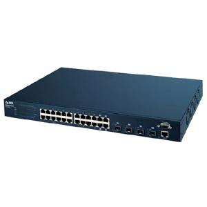 GS4024 Zyxel GS-4024 24-Ports Managed Gigabit Ethernet Switch 20 x 10/100/1000Base-T, 4 x 1000Base-T (Refurbished)