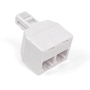 F8V106-WH Belkin Modular T Adapter White RJ11 Plug/2Xrj11 Jacks