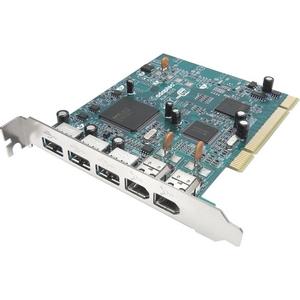 1923600-R Adaptec DuoConnect AUA-3020 USB & FireWire Adapter 2 x 6-pin IEEE 1394a FireWire External, 3 x 4-pin Type A USB 2.0 USB External Plug-in Card