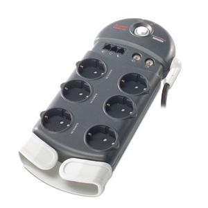 PH6VT3-GR APC SurgeArrest Home/Office 6 Outlet Surge Suppressor Receptacles: 6 x Schuko CEE 7 2030J (Refurbished)