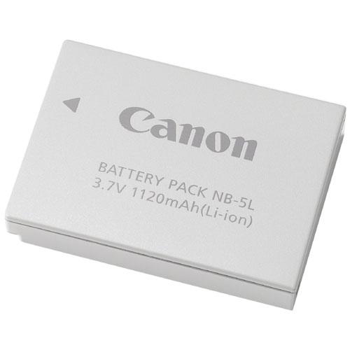 1135B001 Canon NB-5L Lithium-Ion Digital Camera Battery Lithium Ion (Li-Ion) 3.7V DC (Refurbished)