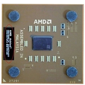 AXDA1900DLT3C AMD Athlon XP 1900+ 1.60GHz 266MHz L2-256KB Cache Socket A Processor