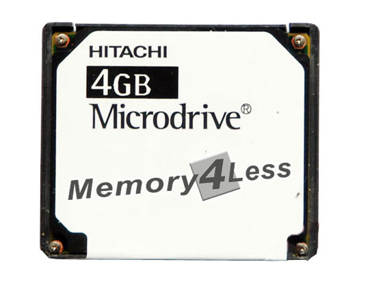 0A40301 Hitachi Microdrive 3K6 4GB 3600RPM CompactFlash (CF+) Type II 128KB Cache 1-inch Internal Hard Drive