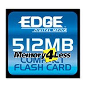 EDGDM-179502-PE Edge Memory 512MB CompactFlash (CF) Memory Card