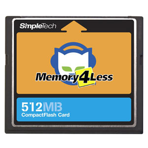 NAP-CF/512 SimpleTech Napster 512MB CompactFlash (CF) Memory Card