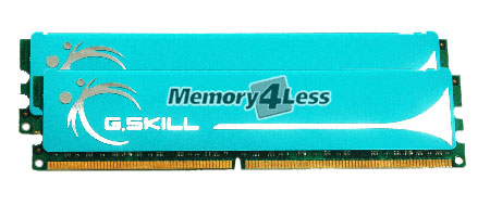 F1-3200PHU2-1GBZX G.SKILL 1GB Kit (2 X 512MB) PC3200 DDR-400MHz non-ECC Unbuffered CL2 (2-3-3-6) 184-Pin DIMM Memory
