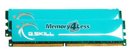 F1-3200PHU2-2GBZX G.SKILL 2GB Kit (2 X 1GB) PC3200 DDR-400MHz non-ECC Unbuffered CL3 (3-4-4-8) 184-Pin DIMM Memory