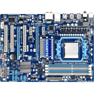 GA-870A-USB3 Gigabyte Socket AM3 AMD 870/ SB850 Chipset AMD AM3 Phenom II/ Athlon II/ Processors Support DDR3 4x DIMM 6x SATA 3.0Gb/s ATX Motherboard (Refurbished)