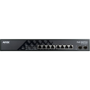 FG2178-63 AMX NXA-ENET8-2POE Gigabit Ethernet Layer 2 PoE Switch 8-Ports Manageable 8 x POE 2 x Expansion Slots 10/100/1000Base-T PoE Ports Desktop, Rack-mountable (Refurbished)