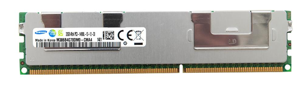 3D-14D377R2320-32G 32GB Module DDR3 PC3-14900 CL=13 Registered ECC DDR3-1866 Load-Reduced DIMM Quad Rank, x4 1.5V 4096Meg x 72 for Dell PowerEdge R720 n/a