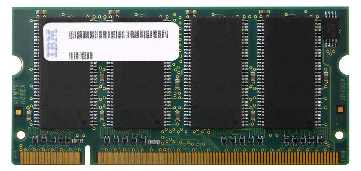 01N1583 IBM 256MB PC133 133MHz non-ECC Unbuffered CL3 144-Pin SoDimm Memory Module