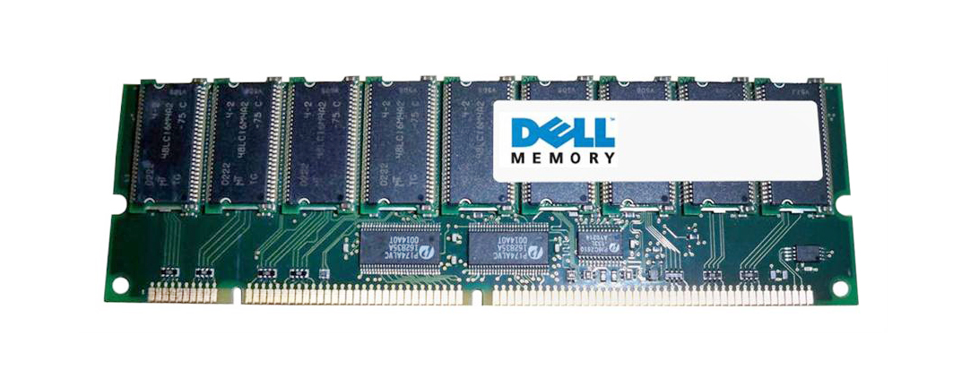 0221P Dell 64MB PC100 100MHz non-ECC Unbuffered CL2 168-Pin DIMM Memory Module
