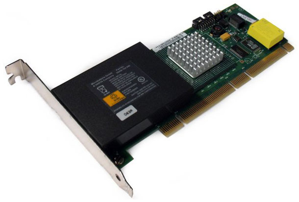 02R0970 IBM ServeRAID-5i Series 128MB Cache Ultra-320 SCSI Single Channel PCI-X RAID Controller Card with Battery