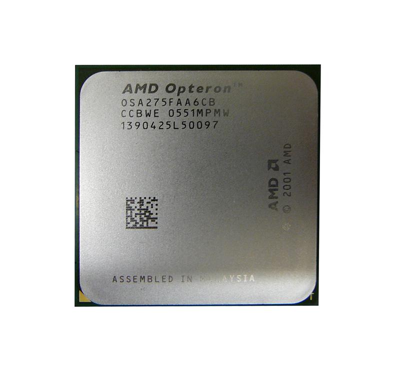 0SA275FAA6CB AMD Opteron 275 Dual-Core 2.20GHz 2MB L2 Cache Socket 940 Processor