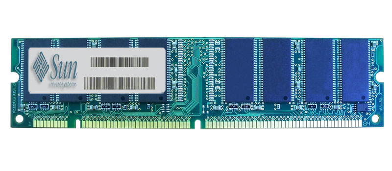 141-0001-96 Sun 64MB PC100 100MHz non-ECC Unbuffered CL2 168-Pin DIMM Memory Module