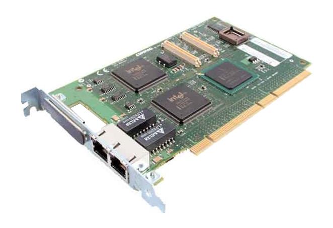 152270-001 HP Dual-Ports RJ-45 100Mbps 10Base-T/100Base-TX Fast Ethernet 64-bit PCI Network Adapter