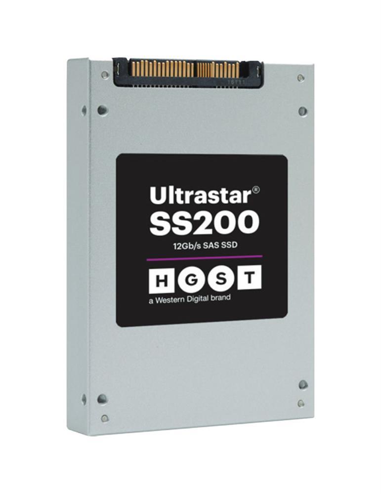 1EX0187 HGST Hitachi Ultrastar SS200 7.68TB MLC SAS 12Gbps Read Intensive (SE) 2.5-inch Internal Solid State Drive (SSD) with Carrier for 2U24 Flash Storage Platform