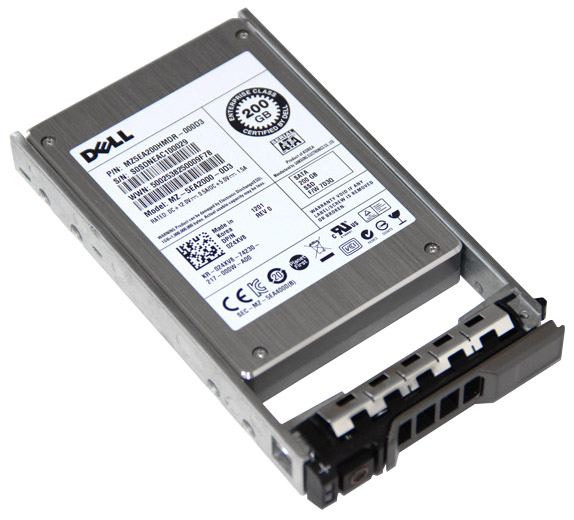24XV8 Dell 200GB eMLC SATA 3Gbps 2.5-inch Internal Solid State Drive (SSD)