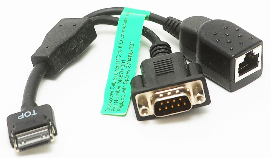 270465-001 HP Crossover Cable Direct PC to iLo Connector Cable/Dongle