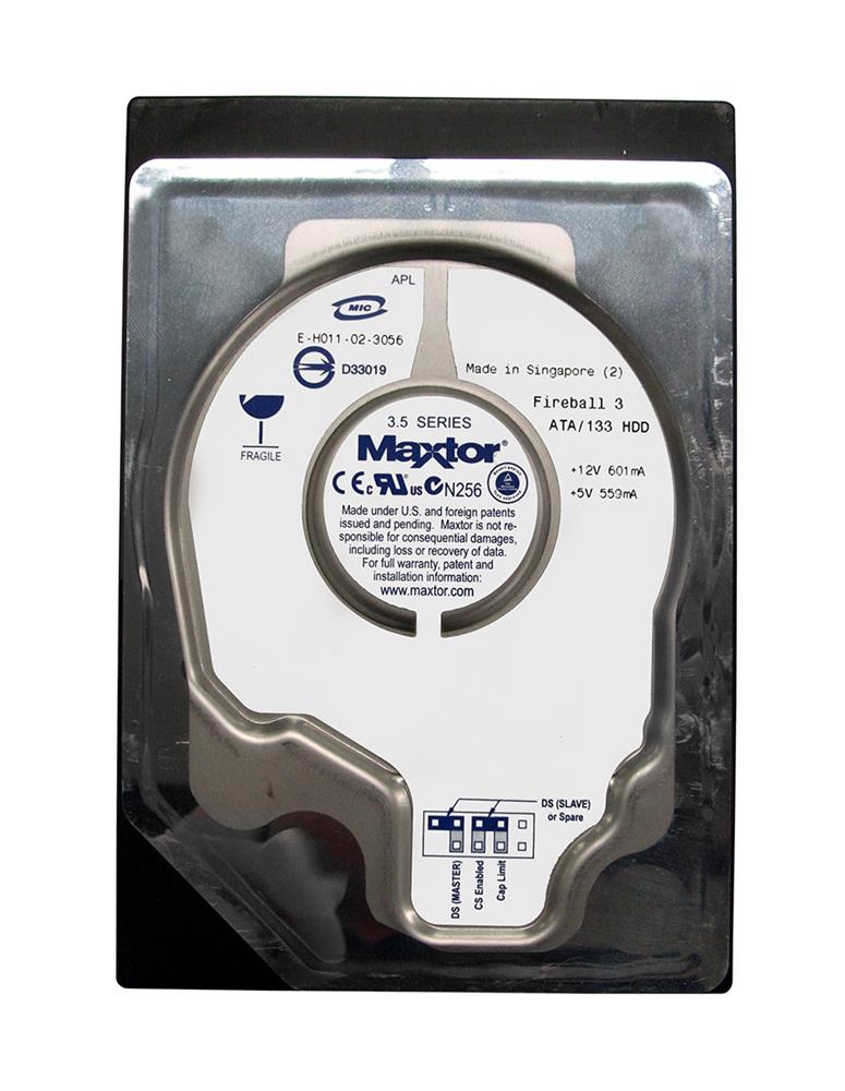 2F030J0 Maxtor Fireball 3 30GB 5400RPM ATA-133 2MB Cache 3.5-inch Internal Hard Drive