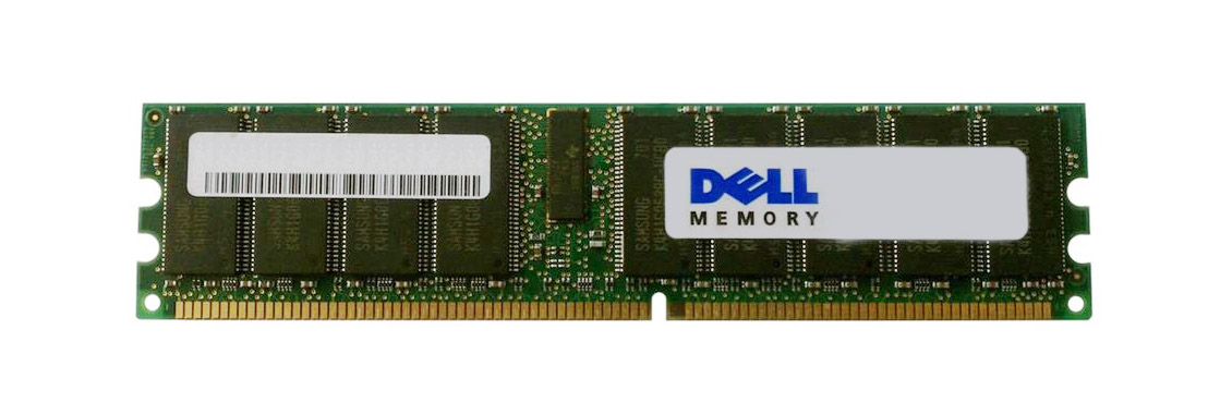 2GBPC2700 Dell 2GB PC2700 DDR-333MHz Registered ECC CL2.5 184-Pin DIMM 2.5V Dual Rank Memory Module 2GB PC2700