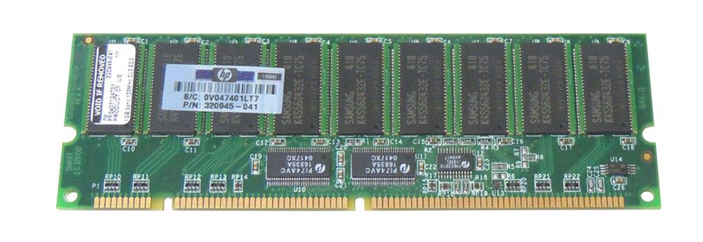 320945-041 HP 1GB PC133 133MHz ECC Registered CL3 168-Pin DIMM Memory Module