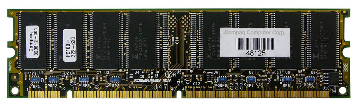 323012-001 Compaq 64MB PC100 100MHz ECC Unbuffered CL2 168-Pin DIMM Memory Module for DeskPro EN EP Presario 5000