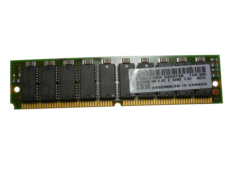 33G0728 IBM 32MB 60ns ECC SIMM Memory for AS400