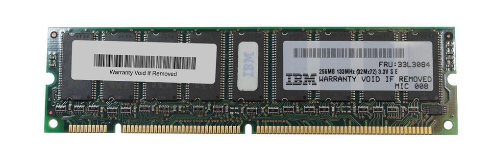 33L3084 IBM 256MB PC133 133MHz ECC Unbuffered CL3 168-Pin DIMM Memory Module