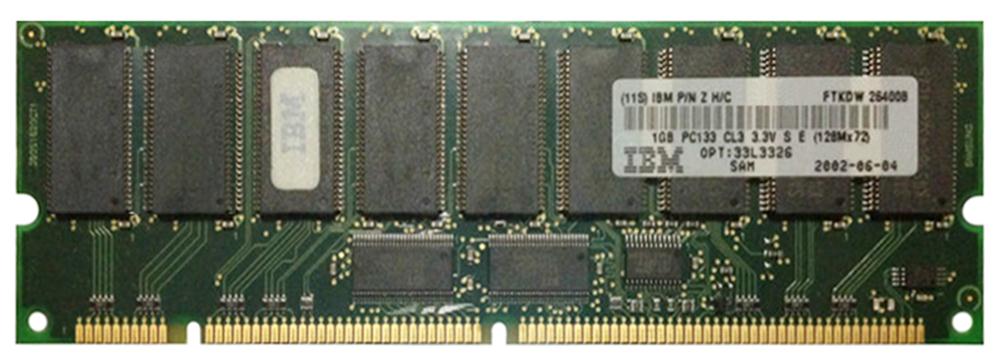 33L3326 IBM 1GB PC133 133MHz ECC Registered CL3 168-Pin DIMM Memory Module