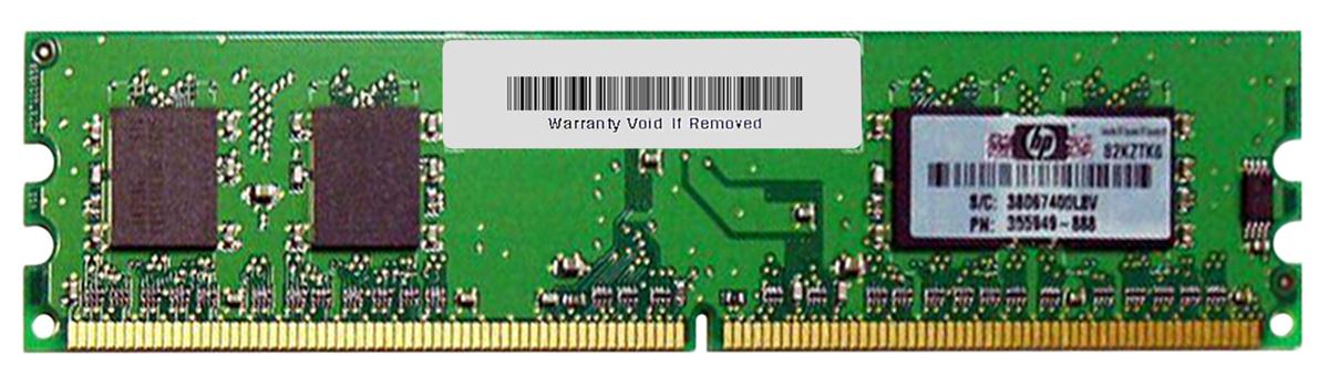 355949-888 HP 256MB PC2-4200 DDR2-533MHz non-ECC Unbuffered CL4 240-Pin DIMM Memory Module