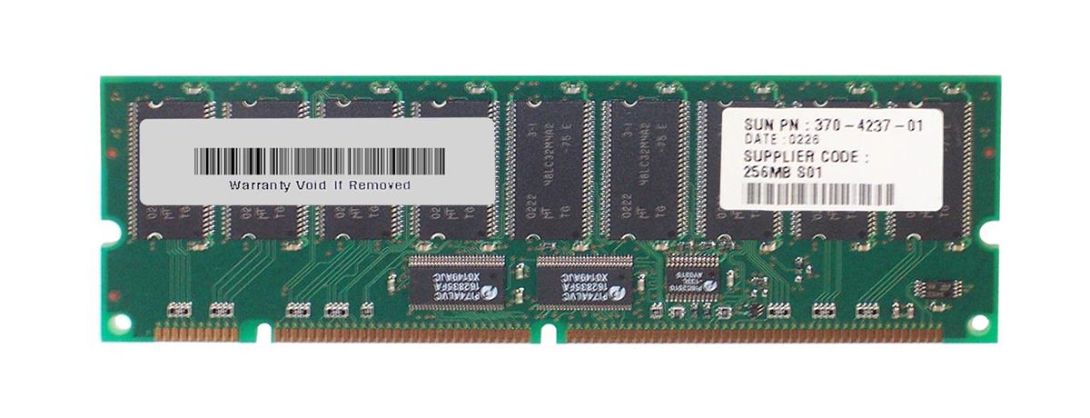 370-4237 Sun 128MB PC133 133MHz ECC Registered CL2 168-Pin DIMM Single Rank SDRAM Memory Module