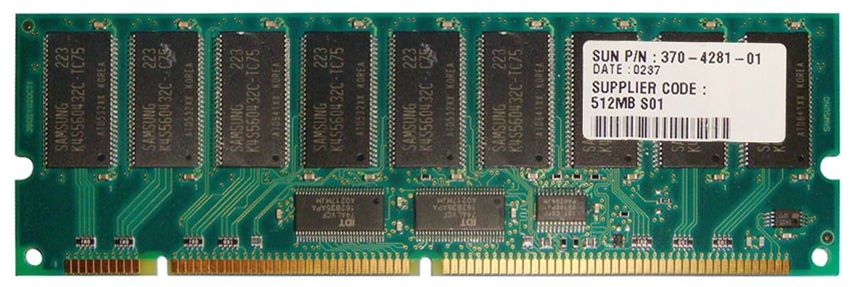 370-4281-01 Sun 512MB SDRAM PC133 Memory