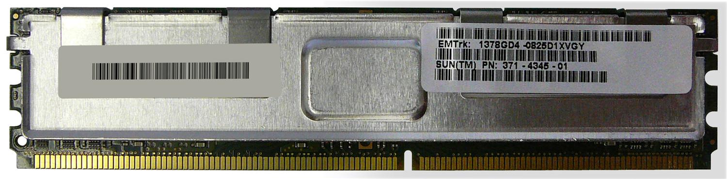 371-4345-01 Sun 4GB PC2-5300 DDR2-667MHz ECC Registered CL5 240-Pin DIMM Dual Rank Memory Module for Sun SPARC Enterprise M3000 Server