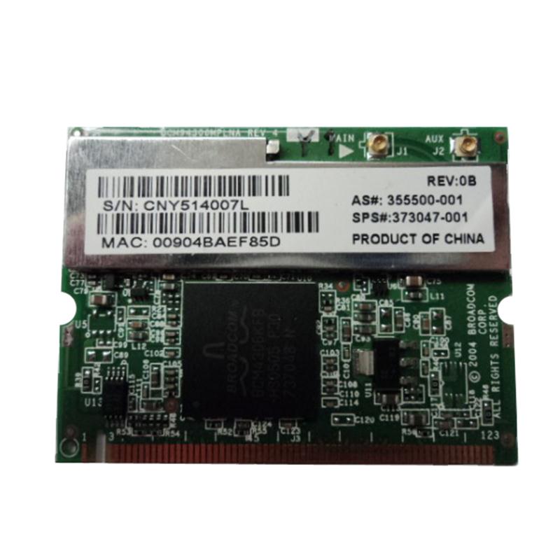 373047-001 HP Mini PCI 54G 802.11b/g High Speed Wireless LAN (WLAN) Network Interface Card for Pavilion Notebook PCs