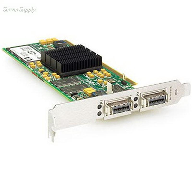 376160-B21 HP InfiniBand 4X NC571C Dual-Ports 10Gbps PCI Express x8 Network Adapter