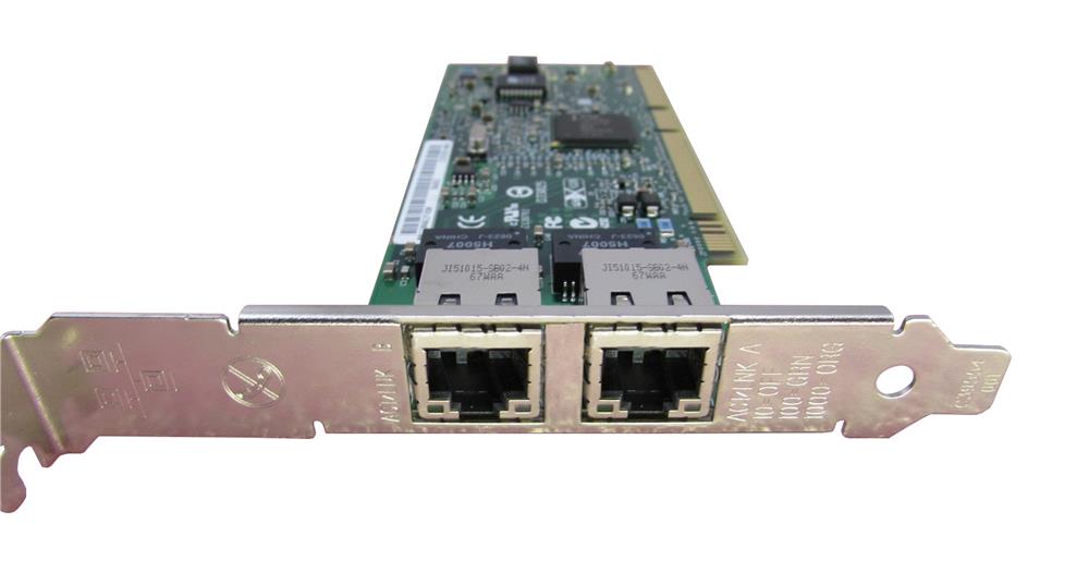 383813R-001 HP Dual-Ports RJ-45 1Gbps 10Base-T/100Base-TX/1000Base-T Gigabit Ethernet PCI-X Server Network Adapter