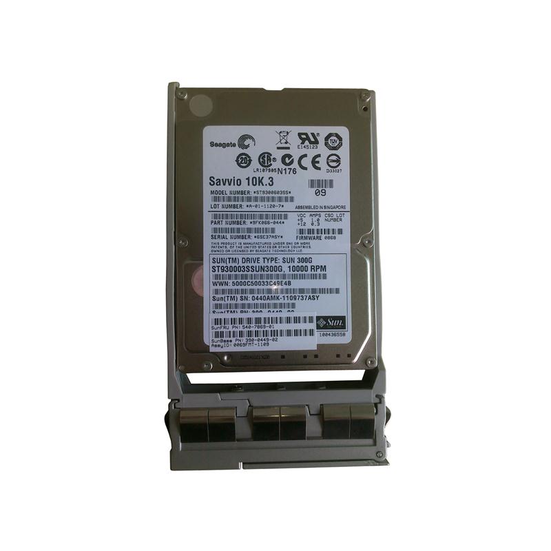 390-0449-01 Sun 300GB 10000RPM SAS 6Gbps Hot Swap 16MB Cache 2.5-inch Internal Hard Drive