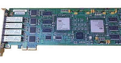 393479-001 HP StorageWorks 2344F Quad-Ports LC 2Gbps Fibre Channel PCI-X Host Bus Network Adapter