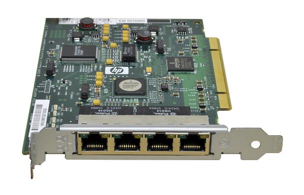 395867-001 HP Quad-Ports RJ-45 1Gbps 10Base-T/100Base-TX/1000Base-T Gigabit Ethernet PCI Combo Switch Network Adapter