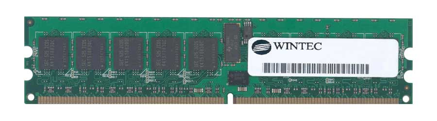 39934282A-L Wintec 1GB PC2-4200 DDR2-533MHz ECC Registered CL4 240-Pin DIMM Memory Module