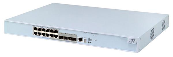 3CR17660-91 3Com 4200G-12 Layer 3 Switch 1 x Expansion Slot, 4 x SFP (mini-GBIC) Shared 12 x 10/100/1000Base-T LAN (Refurbished)