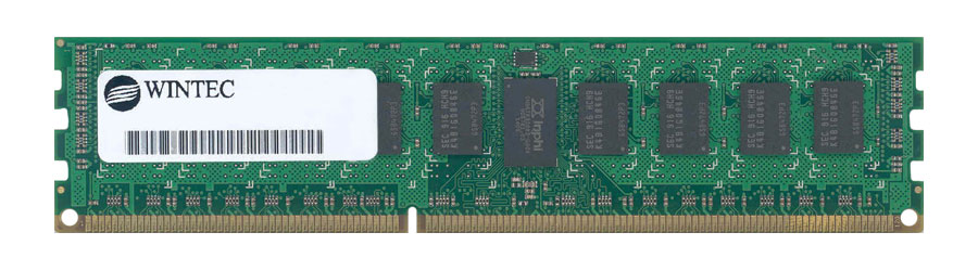 3DU3294C-10 Wintec 2GB PC3-8500 DDR3-1066MHz ECC Unbuffered CL7 240-Pin DIMM Dual Rank Memory Module