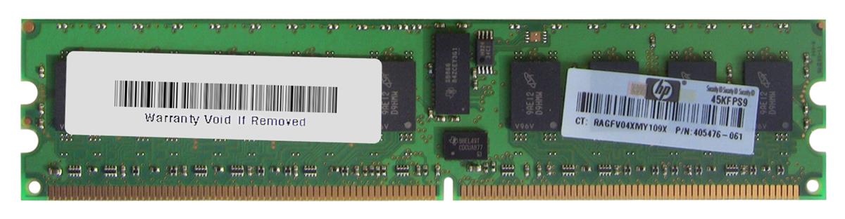 405476-061 HP 2GB PC2-5300 DDR2-667MHz ECC Registered CL5 240-Pin DIMM Single Rank Memory Module for ProLiant Servers