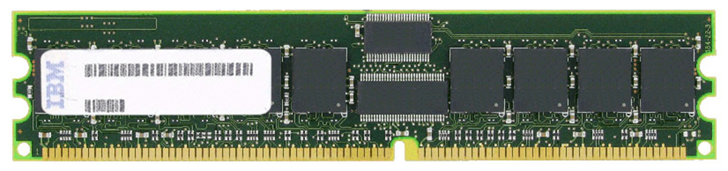 40U6420 IBM 4GB PC3200 DDR-400MHz Registered ECC CL3 184-Pin DIMM 2.5V Very Low Profile (VLP) Memory Module