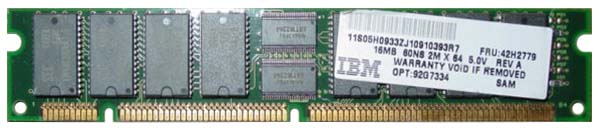 42H2779 IBM 16MB EDO non-ECC 168-Pin DIMM Memory Module