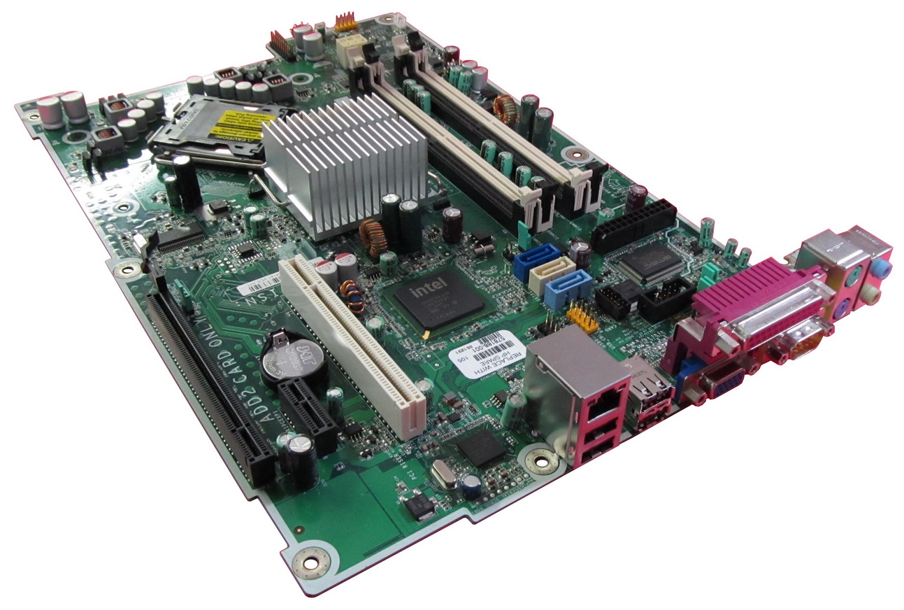 439752-001 HP System Board (Motherboard) Socket 775 for RP5700 SFF Desktop PC (Refurbished)