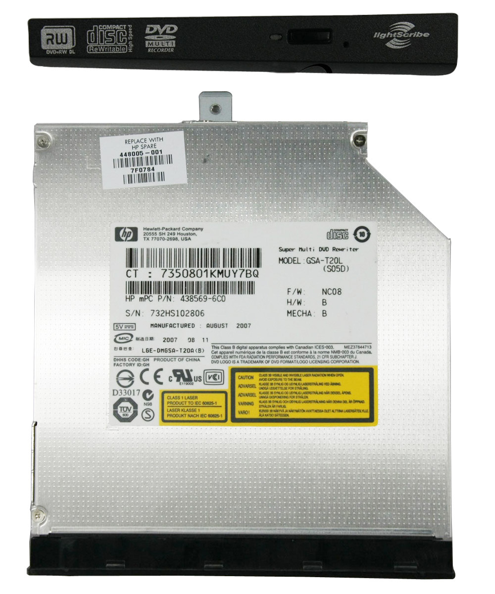 448005-001 HP DVD+/-RW DL ATA/IDE SuperMulti Internal DVD-Writer Drive