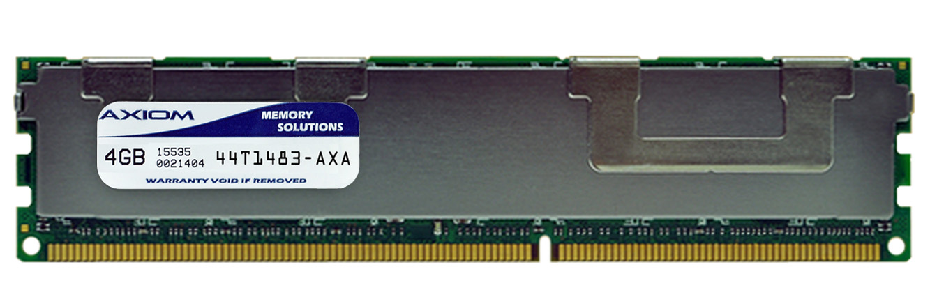 44T1483-AXA Axiom 4GB PC3-10600 DDR3-1333MHz ECC Registered CL9 240-Pin DIMM Low Profile Dual Rank Memory Module